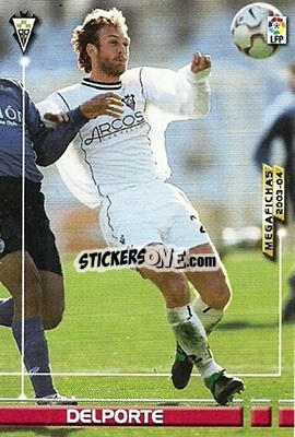 Cromo Delporte - Liga 2003-2004. Megafichas - Panini