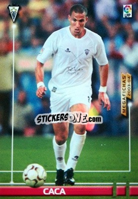 Cromo Cacá - Liga 2003-2004. Megafichas n. 16bis - Panini