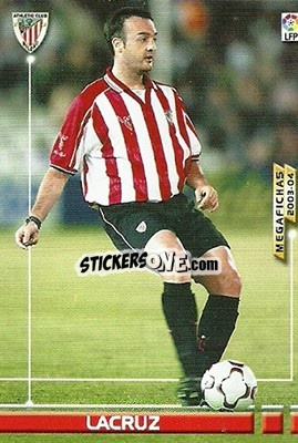 Cromo Lacruz - Liga 2003-2004. Megafichas - Panini