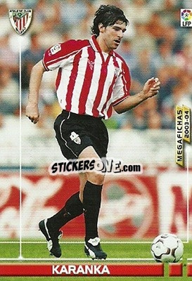 Cromo Karanka - Liga 2003-2004. Megafichas n. 25 - Panini
