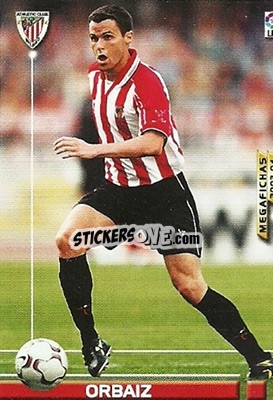 Sticker Orbaiz - Liga 2003-2004. Megafichas - Panini