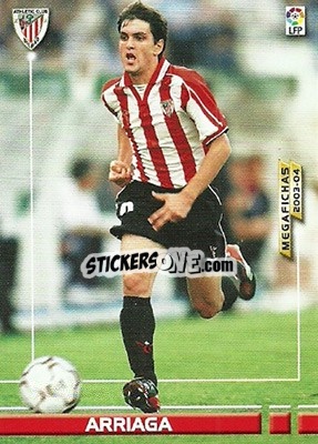 Sticker Arriaga - Liga 2003-2004. Megafichas - Panini