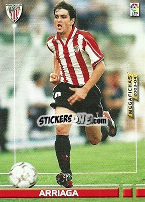 Figurina Arriaga - Liga 2003-2004. Megafichas - Panini