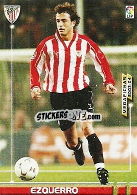 Sticker Ezquerro - Liga 2003-2004. Megafichas - Panini