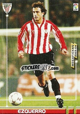 Cromo Ezquerro - Liga 2003-2004. Megafichas n. 36 - Panini