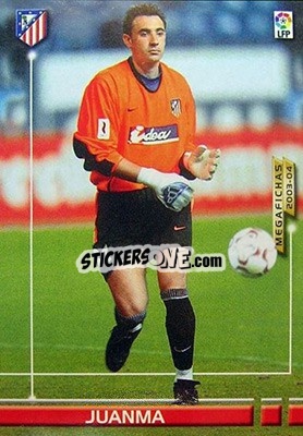 Cromo Juanma - Liga 2003-2004. Megafichas - Panini