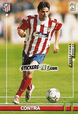 Cromo Contra - Liga 2003-2004. Megafichas - Panini