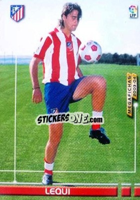 Sticker Lequi - Liga 2003-2004. Megafichas n. 42bis - Panini