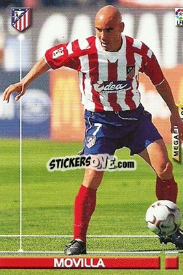 Cromo Movilla - Liga 2003-2004. Megafichas - Panini