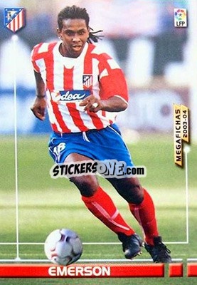 Sticker Emerson - Liga 2003-2004. Megafichas n. 47 - Panini