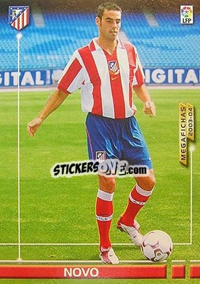 Cromo Novo - Liga 2003-2004. Megafichas - Panini