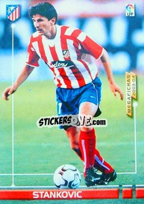 Sticker Stankovic - Liga 2003-2004. Megafichas - Panini