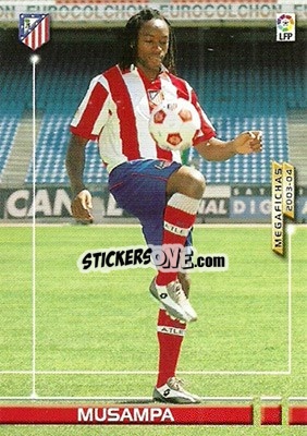 Sticker Musampa - Liga 2003-2004. Megafichas - Panini