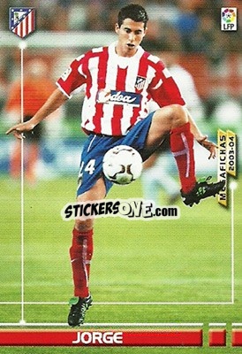 Cromo Jorge - Liga 2003-2004. Megafichas - Panini
