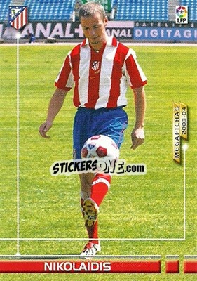 Cromo Nikolaidis - Liga 2003-2004. Megafichas - Panini