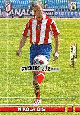 Sticker Nikolaidis - Liga 2003-2004. Megafichas n. 52 - Panini