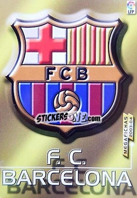 Figurina Escudo - Liga 2003-2004. Megafichas - Panini