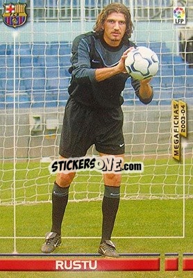 Cromo Rustu - Liga 2003-2004. Megafichas n. 57 - Panini