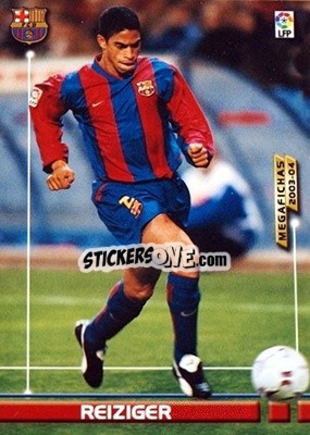 Sticker Reiziger - Liga 2003-2004. Megafichas n. 61 - Panini