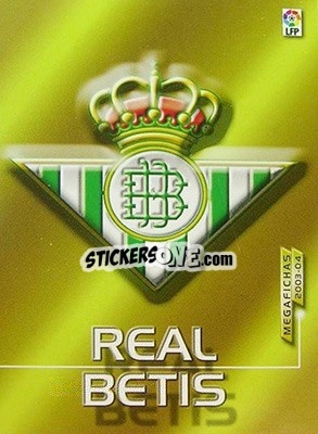 Cromo Escudo - Liga 2003-2004. Megafichas - Panini