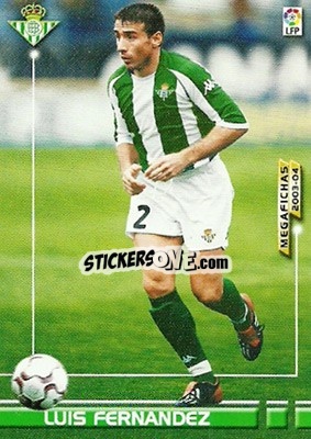 Sticker Luis Fernandez - Liga 2003-2004. Megafichas n. 79 - Panini