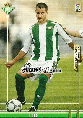 Cromo Ito - Liga 2003-2004. Megafichas - Panini