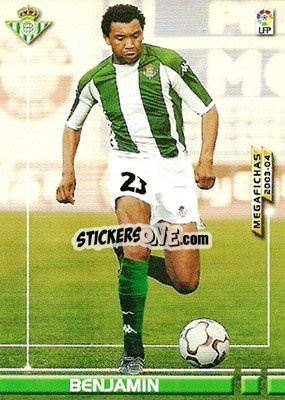 Cromo Benjamin - Liga 2003-2004. Megafichas - Panini