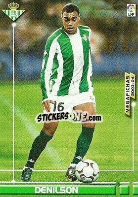 Sticker Denilson - Liga 2003-2004. Megafichas n. 85 - Panini