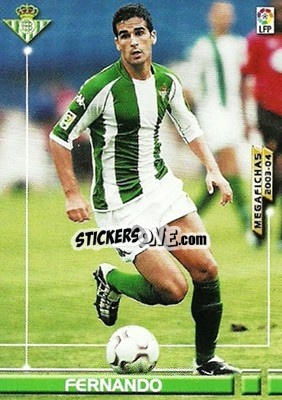 Cromo Fernando - Liga 2003-2004. Megafichas - Panini