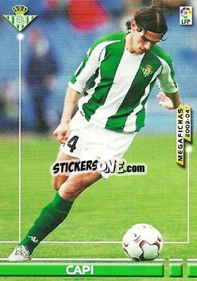 Sticker Capi - Liga 2003-2004. Megafichas n. 87 - Panini