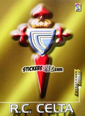 Sticker Escudo - Liga 2003-2004. Megafichas n. 91 - Panini