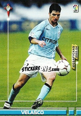 Cromo Velasco - Liga 2003-2004. Megafichas - Panini