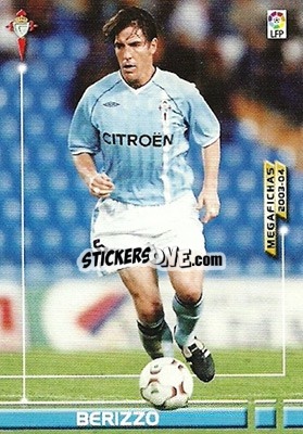 Sticker Berizzo - Liga 2003-2004. Megafichas n. 96 - Panini
