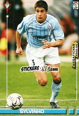 Cromo Sylvinho - Liga 2003-2004. Megafichas - Panini