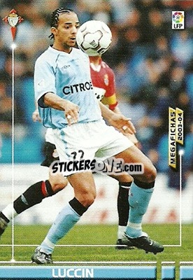 Sticker Luccin - Liga 2003-2004. Megafichas - Panini