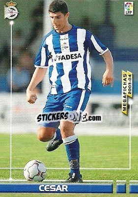 Sticker Cesar - Liga 2003-2004. Megafichas - Panini