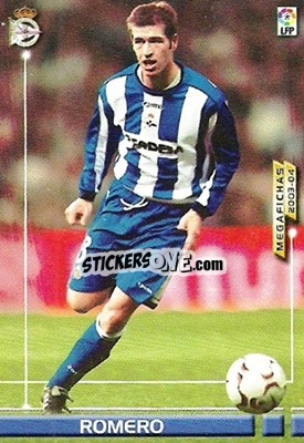 Cromo Romero - Liga 2003-2004. Megafichas - Panini