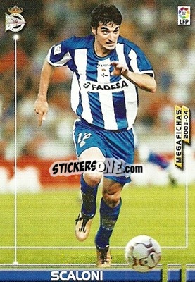 Sticker Scaloni - Liga 2003-2004. Megafichas - Panini