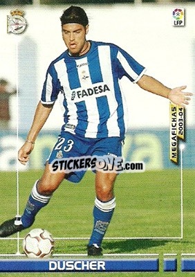 Cromo Duscher - Liga 2003-2004. Megafichas - Panini