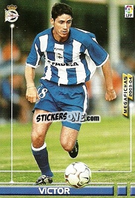 Sticker Victor - Liga 2003-2004. Megafichas n. 121 - Panini