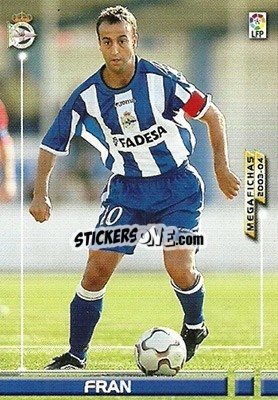 Figurina Fran - Liga 2003-2004. Megafichas - Panini