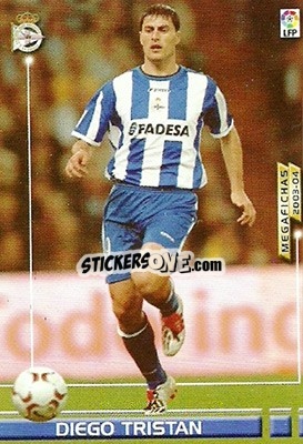 Cromo Diego Tristan - Liga 2003-2004. Megafichas - Panini