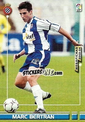 Figurina Marc Bertran - Liga 2003-2004. Megafichas - Panini