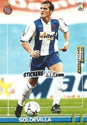 Sticker Soldevilla - Liga 2003-2004. Megafichas - Panini