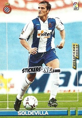 Sticker Soldevilla - Liga 2003-2004. Megafichas n. 132 - Panini