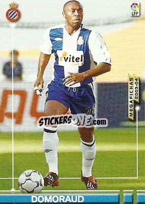 Sticker Domoraud - Liga 2003-2004. Megafichas n. 134 - Panini