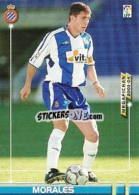 Sticker Morales - Liga 2003-2004. Megafichas n. 135 - Panini