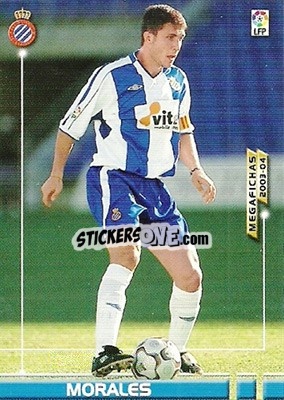 Sticker Morales - Liga 2003-2004. Megafichas - Panini