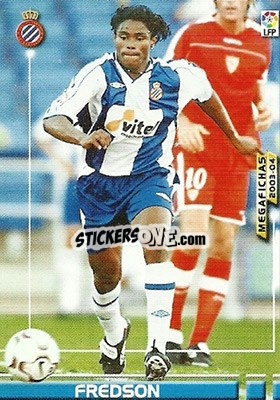 Sticker Fredson - Liga 2003-2004. Megafichas - Panini