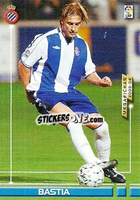 Sticker Bastia - Liga 2003-2004. Megafichas - Panini
